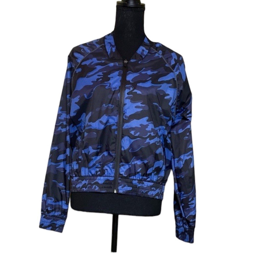 Ivy Park Cropped Camo Zip-Up Bomber Jacket (B) - Picture 5 of 14
